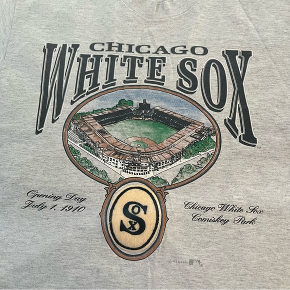 Vintage Chicago White Sox Comiskey Park T Shirt 1993 Large MLB - Picture 2 of 9